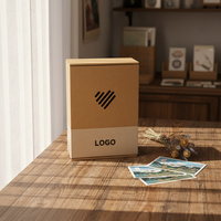 Emballage Rigide Ondulé Personnalisé en Kraft, Biodégradable et Compostable, avec Gaufrage – Prix Attrayant, Vente Flash