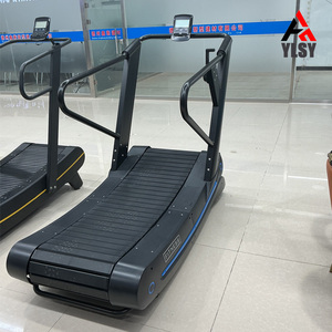 पेशेवर गैर मोटर चालित ट्रेडमिल मैनुअल झुकाव घुमावदार जिम फिटनेस उपकरण - Product Image 5