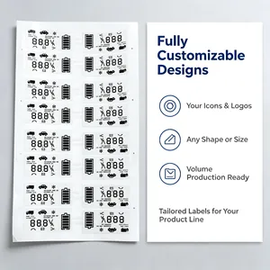 Glossy Custom Brand Stickers <b>Waterproof</b> Oil Proof Die Cut Vinyl Product Packaging <b>Label</b> Stickers - Product Image 1