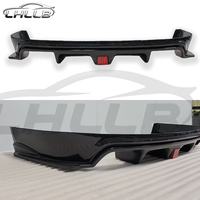 Diffuseur arrière ABS avec embouts d'échappement quadruples pour Infiniti Q50/Q50L/Q50S V37, finition polie, ajustement parfait