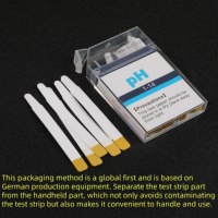 Bandelettes de test de pH pH 1-14, papier indicateur universel, 100 bandelettes/paquet, qualité laboratoire, résultat rapide, test de l'eau et du sol