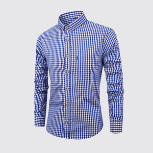 Camicia da <span class=keywords><strong>Uomo</strong></span> a Prezzo di Fabbrica, Tinta Unita, Manica Lunga, Casual, Semplice, Slim Fit, Elegante per Business - Product Image 5