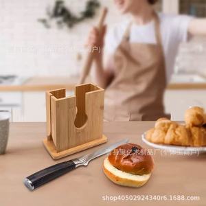 Wooden Bread Slicer Rectangle Multifunctional <b>Kitchen</b> Storage Box For Toast Bagel Cutting - Product Image 3