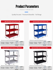 Chariot à outils robuste en acier, chariot roulant pour garage et atelier, organisateur de rangement, vente en gros d'usine en Chine, OEM ODM - Product Image 5