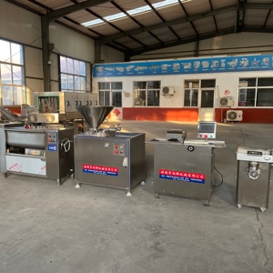 モーターポンプと高剛性ベアリングを備えた完全半自動ソーセージ加工ラインの供給 - Product Image 3