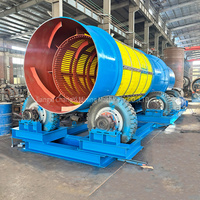 Trommel Scrubber pour le lavage et le criblage du slime provenant de la bauxite et de l'or d'Indonésie