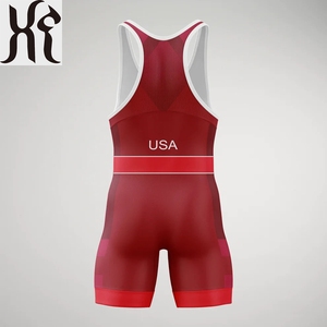 Vente en gros Oem Odm Sublimation Professional Wrestling Uniformes Singlets Pro Collants Vêtements Singlet Wrestling