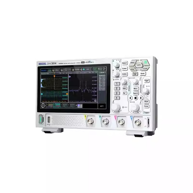 RIGOL DHO814 100MHz 4-Channel 12Bit Portable High Resolution Digital Oscilloscope With 7-inch Touch Screen & 4PCS 150MHz Probes