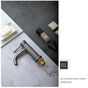 Vòi Nước Vòi Chậu Rửa Phòng Tắm Bằng Đồng Thau - Product Image 3