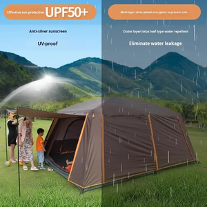 Carpa Impermeable <span class=keywords><strong>de</strong></span> Dos Habitaciones para Fiestas Familiares, Carpa <span class=keywords><strong>de</strong></span> Camping Familiar <span class=keywords><strong>de</strong></span> Lujo para <span class=keywords><strong>Montaña</strong></span> con Toldo - Product Image 6