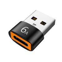 Adaptateur Type C vers USB 3.0 6A Convertisseur OTG Connecteur Clé USB Charge Alimentation Transfert de Données pour Téléphone Mobile Samsung Xiaomi PC
