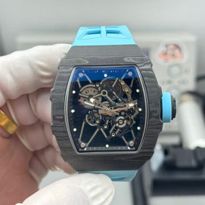 Classic Modern Top-quality 3501 Luxurious Black Carbon Fiber <b>Skeletonized</b> Tourbillon <b>Automatic</b> Mechanical <b>Watch</b> for Men - Product Image 1