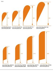 Tùy Chỉnh Bãi Biển Lông Cờ Đầy Đủ Màu Sắc Kỹ Thuật Số In Thiết Kế Ngoài Trời Biểu Ngữ Cà Phê Cửa Hàng Khuyến Mãi Không Có Cực Bao Gồm Thiết Kế Miễn Phí - Product Image 6