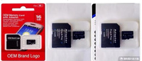 Mini carte SD avec capacité d'enregistrement 64 Go 32 Go 4K carte TF de vitesse A1 compatible avec les caméras de sécurité DVR 2 Go 512 Mo 128 Mo