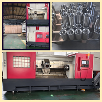 Centro de Torneado CNC45-800S de Alta Resistencia para Cilindros Hidráulicos y Tubos de Aceite, Torneado y Mandrinado Simultáneo en Ambos Extremos