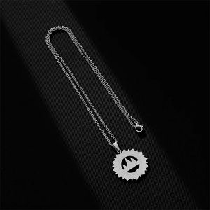 Nouveau Acier Inoxydable Yezidi <span class=keywords><strong>Lalish</strong></span> Pendentif Colliers Yazidis Symbole Foi Pèlerinage Bijoux Pour Femmes Hommes Filles - Product Image 5