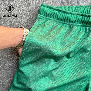 Pantalones Cortos de Baloncesto del Equipo de Los Ángeles para Hombre, Verano, Alta Calidad, Bordado Completo, Bolsillo, Malla, Pantalones Cortos Deportivos, Ropa Deportiva - Product Image 2