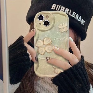 Dört yapraklı yonca baskı dalga kenar silikon TPU cep telefonu kapak <span class=keywords><strong>Iphone</strong></span> için kılıf 8 X Xr Xs <span class=keywords><strong>11</strong></span> 12 13 14 15 16 17 <span class=keywords><strong>Pro</strong></span> <span class=keywords><strong>Max</strong></span> - Product Image 4