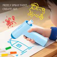 Stylo aérographe électrique, marqueur de peinture par pulvérisation, type C rechargeable, outil artistique pour enfants, artisanat, bricolage, cadeaux