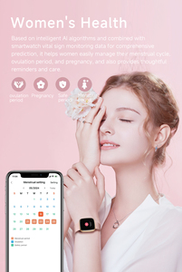 <span class=keywords><strong>Reloj</strong></span> <span class=keywords><strong>Inteligente</strong></span> VALDUS VS17 PRO para <span class=keywords><strong>Mujer</strong></span>, Control de la Salud, Presión Arterial, Oxígeno, Entrenamiento Respiratorio, <span class=keywords><strong>Reloj</strong></span> <span class=keywords><strong>Inteligente</strong></span> de Moda con Larga Duración de Batería - Product Image 2