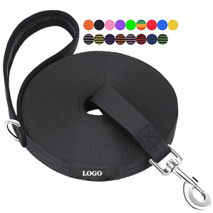 Baikali High Quality And Durable Sturdy Heavy Duty Rope Dog Leash Climbing Rope Leash With Premium Leather Connector