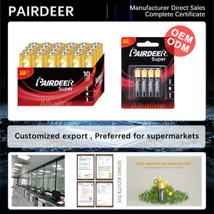 Батарейки щелочные первичные PAIRDEER, биоразлагаемые, для длительного хранения, типоразмер <span class=keywords><strong>AAA</strong></span> (LR03), 1300 мАч, 1.5В, для игрушек и пультов дистанционного управления - Product Image 4