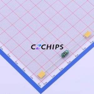 Inductor de Anillo de Color LGA0510-102KP52E / Componente de Orificio Pasante (THT), D5xL10.5mm 1mH 10% 100mA 14Ohm - Product Image 2