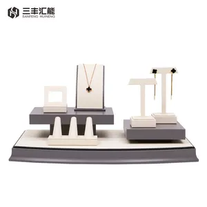 Wholesale Jewellery Display Stand Holder Custom DIY Bracelet Necklace Ring Earring Holder Packaging Jewelry Display Stand Set