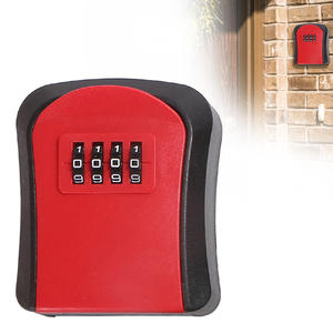 Boîte à clés murale AJF avec serrure à code à 4 chiffres et plateau à clés pour clés de <span class=keywords><strong>maison</strong></span>, utilisation intérieure/extérieure - Product Image 6