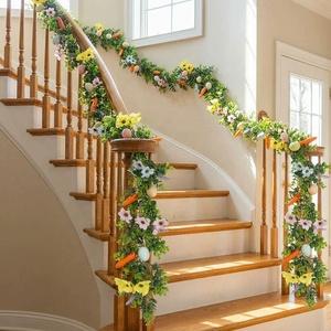 Decoración <span class=keywords><strong>de</strong></span> Interior con Luz LED, Imitación <span class=keywords><strong>de</strong></span> Ratán, Huevo <span class=keywords><strong>de</strong></span> Pascua Artificial, Zanahoria <span class=keywords><strong>de</strong></span> Ratán, Decoraciones para Fiestas - Product Image 5