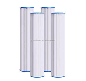 خرطوشة فلتر مطوية من البولي إيثيلين تيريفثالات 10 بوصات 20 ميكرون لنظام تنقية المياه - Product Image 2