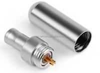 Connecteurs 00B DIN 2/3/4 broches IP50 Mâle/Femelle, boîtier en alliage d'aluminium chromé, haute tension 5A, courant nominal 900V DC/600V