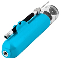 Mini pompe à air portable en plastique, gonfleur manuel bidirectionnel multi-usages pour ballons de football/volley-ball/basket-ball et ballons.