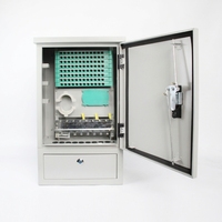 Armoire de distribution de fibres optiques 96/144/288/576 fibres SMC/Acier inoxydable, Armoire de connectivité optique FTTH