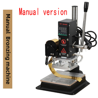 Machine d'étiquetage semi-automatique San-Tech pour cuir, PVC, contrôle numérique de la température 100-350°C, cartons portables, papier