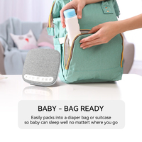 Machine à bruit blanc rechargeable, sons naturels pour la thérapie du sommeil, dispositif sonore avec minuterie, aide au sommeil apaisante