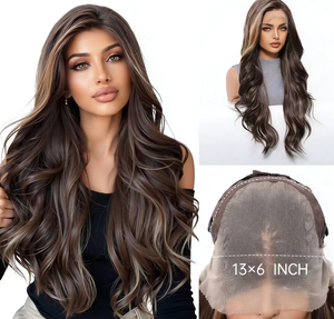 <span class=keywords><strong>Perruque</strong></span> pour femme de qualité supérieure, grade 12A, très abordable, avec une <span class=keywords><strong>perruque</strong></span> frontale en dentelle haute définition 13x6 <span class=keywords><strong>sans</strong></span> <span class=keywords><strong>colle</strong></span>, 28 pouces de long. - Product Image 5