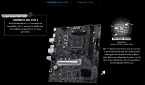 Venta al por Mayor de Nuevas Placas Base para Juegos PRO B550M-B DDR4 de 64 GB para Computadoras de Escritorio B550m - Product Image 6