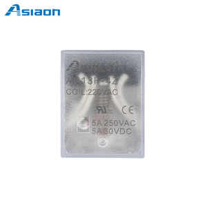 ממסרי בקרה תעשייתיים של Asiaon דגם AS13F 2Z/3Z/4Z 8/11/14 פינים 5A 24V 220V ממסר אלקטרומגנטי מיניאטורי לתעשייה - Product Image 3