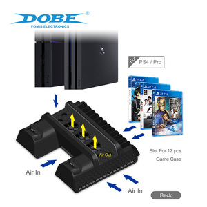 DOBE Factory Original Vertical Stand Charging Dock <strong>Game</strong> Disc <strong>Storage</strong> for <strong>PS4</strong> Slim Pro <strong>Game</strong> Accessories - Product Image 3