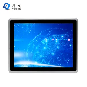 15 Inch Waterproof Tablet PC Intel J1900 I3 I5 I7 Dual Lan RS232 RS485 Fanless Embedded Touch Screen Industrial Panel PC