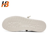 Chaussures bateau en toile Hebo, chaussures décontractées pour hommes, chaussures décontractées de haute qualité à semelle souple, fabricant OEM, mocassins personnalisés