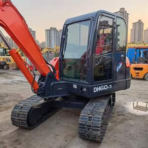 Excavadora Mini Usada Popular Doosan DH60 de 6 Toneladas, Diseño Compacto para Sitios de Trabajo Reducidos, Bomba Hidráulica, Motor, Rodamientos y Engranajes para Construcción - Product Image 5