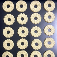 Machine à former des biscuits moelleux, moule rotatif semi-automatique, changement rapide du moule, acier inoxydable 304, équipement de boulangerie industrielle