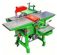 Machine multifonctionnelle 4-en-1 motorisée pour le travail du bois, puissance 1 kW, 220V - Scie de table, perceuse, raboteuse, mortaiseuse