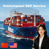 Service de devis d'expédition DDP fiable pour la logistique aérienne et maritime expérimentée aux États-Unis (FBA)