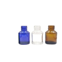 Flacon de luxe Kingboone 10 ml en verre pour shampoing et lotion cosmétique avec pompe à vis à épaule inclinée et impression sérigraphiée