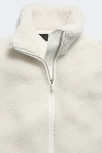 Wholesale Custom <b>Women's</b> Solid Color Warm High Collar Zip Up Sleeveless <b>Sherpa</b> Fleece <b>Gilet</b> Vest - Product Image 2