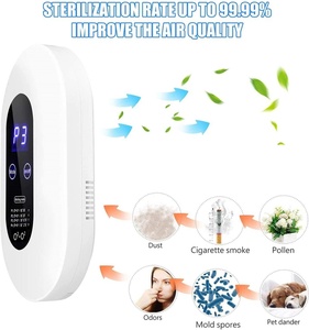 Purificador de aire Desodorización Ionizadores para el hogar Desodorante Con 4 modos Función de sincronización automática para habitaciones Smoke <span class=keywords><strong>Pet</strong></span> - Product Image 5