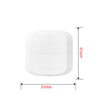 Interruttore a Muro Touch Wireless Smart WiFi 2.4GHz a 2 Canali con Controllo Remoto a Batteria, Compatibile con App Smartlife e Alexa